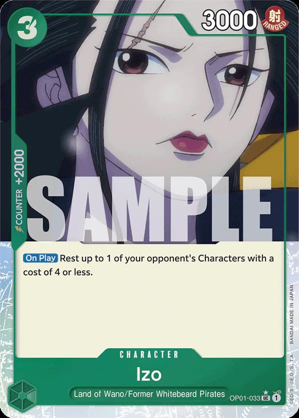 Izo OP01-033 Official alternate printing 4