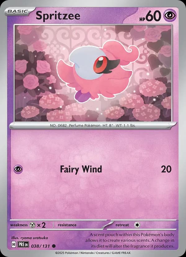 Spritzee 038/131 from Prismatic Evolutions