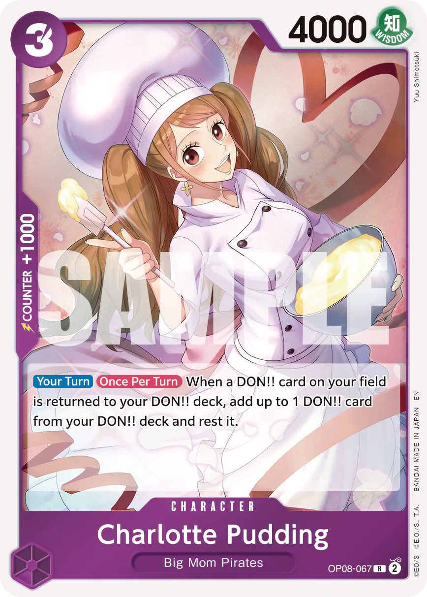 Charlotte Pudding OP08-067 Official alternate printing r1