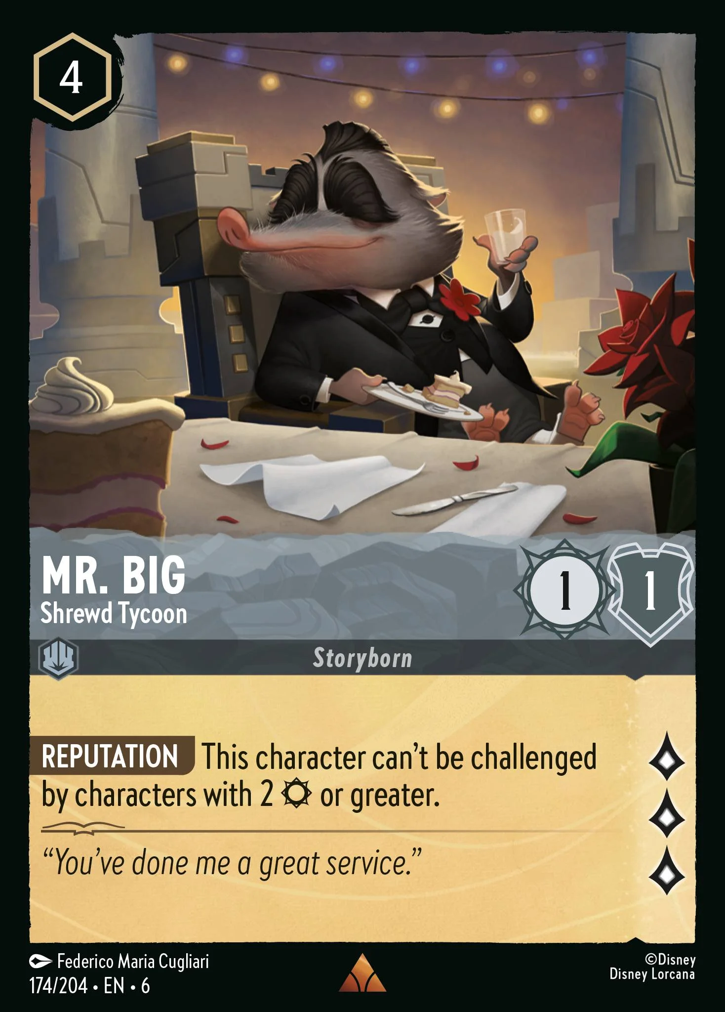 Mr. Big - Shrewd Tycoon 174/204 from Azurite Sea