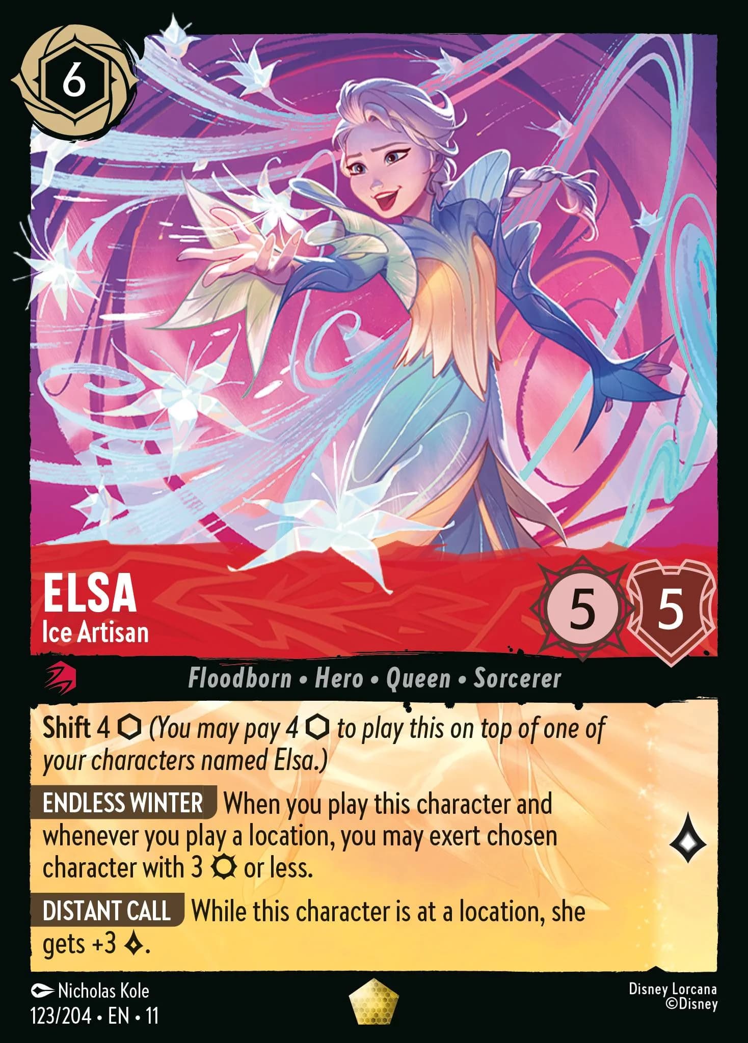 Elsa - Ice Artisan 123/204 from Winterspell