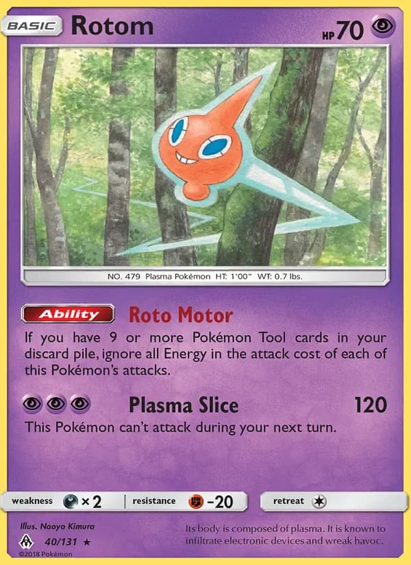 Rotom 40/131 from Forbidden Light