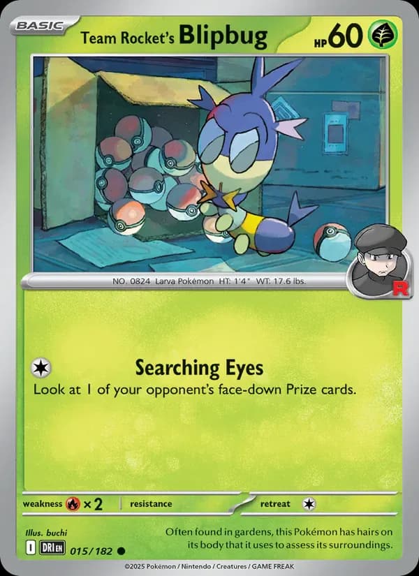 Team Rocket's Blipbug 015/182 from Destined Rivals