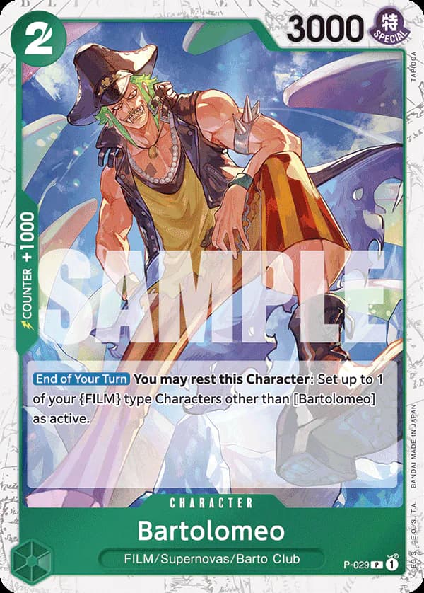 Bartolomeo P-029 Official alternate printing 3