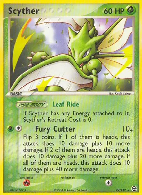 Scyther 29/112 from EX FireRed & LeafGreen
