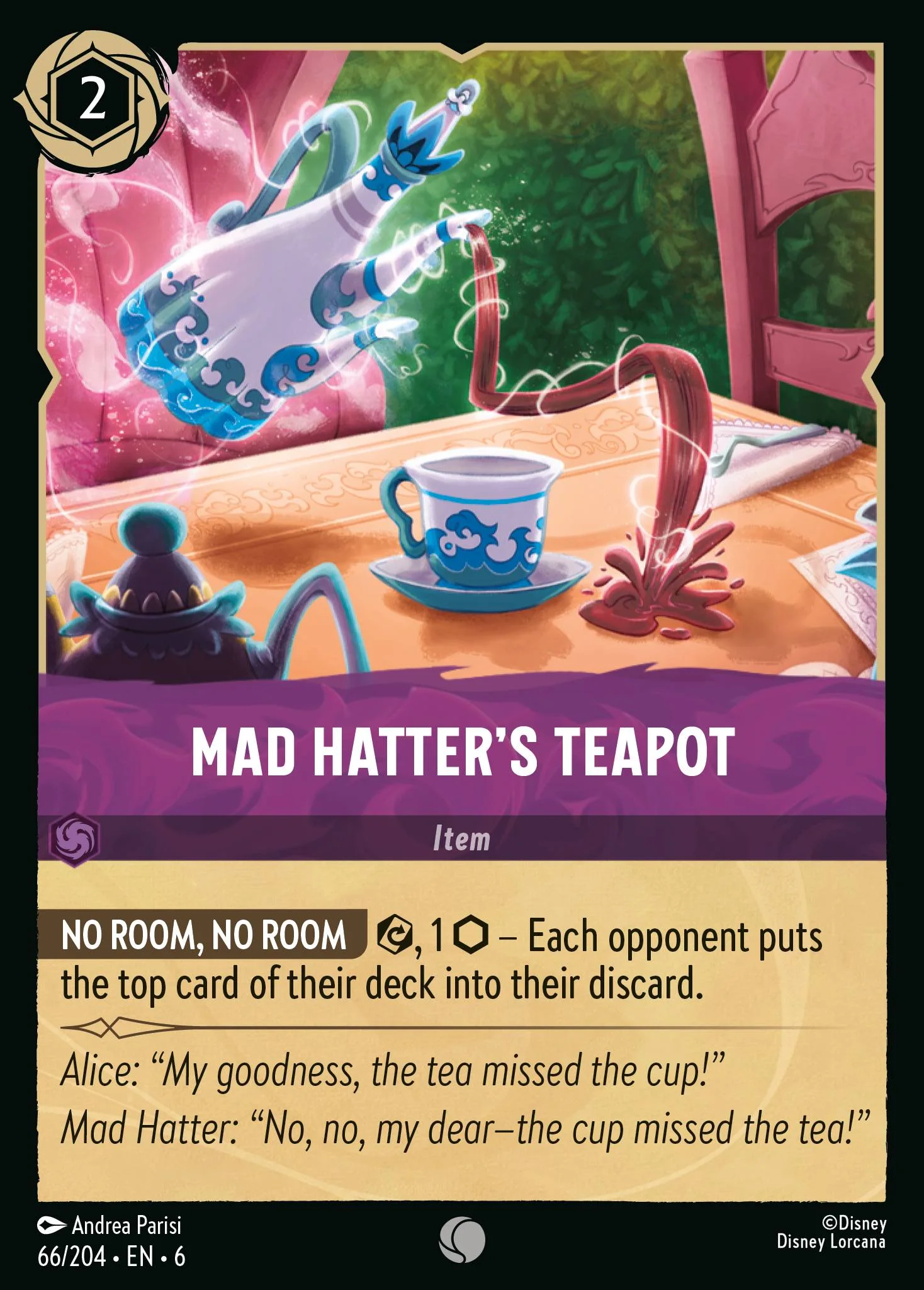 Mad Hatter's Teapot 66/204 from Azurite Sea
