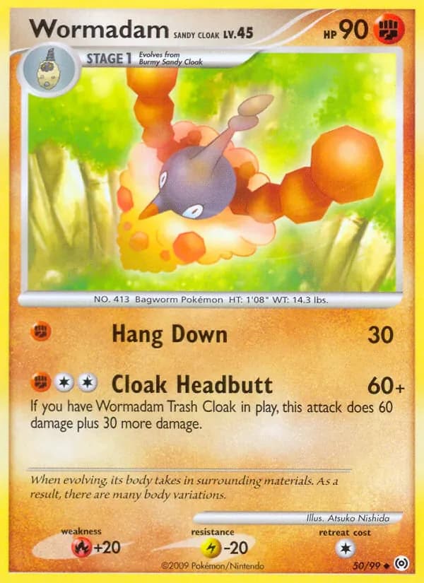 Wormadam Sandy Cloak 50/99 from Arceus