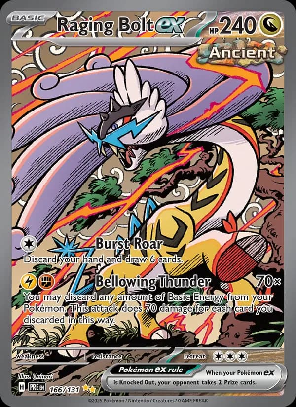 Raging Bolt ex 166/131 from Prismatic Evolutions