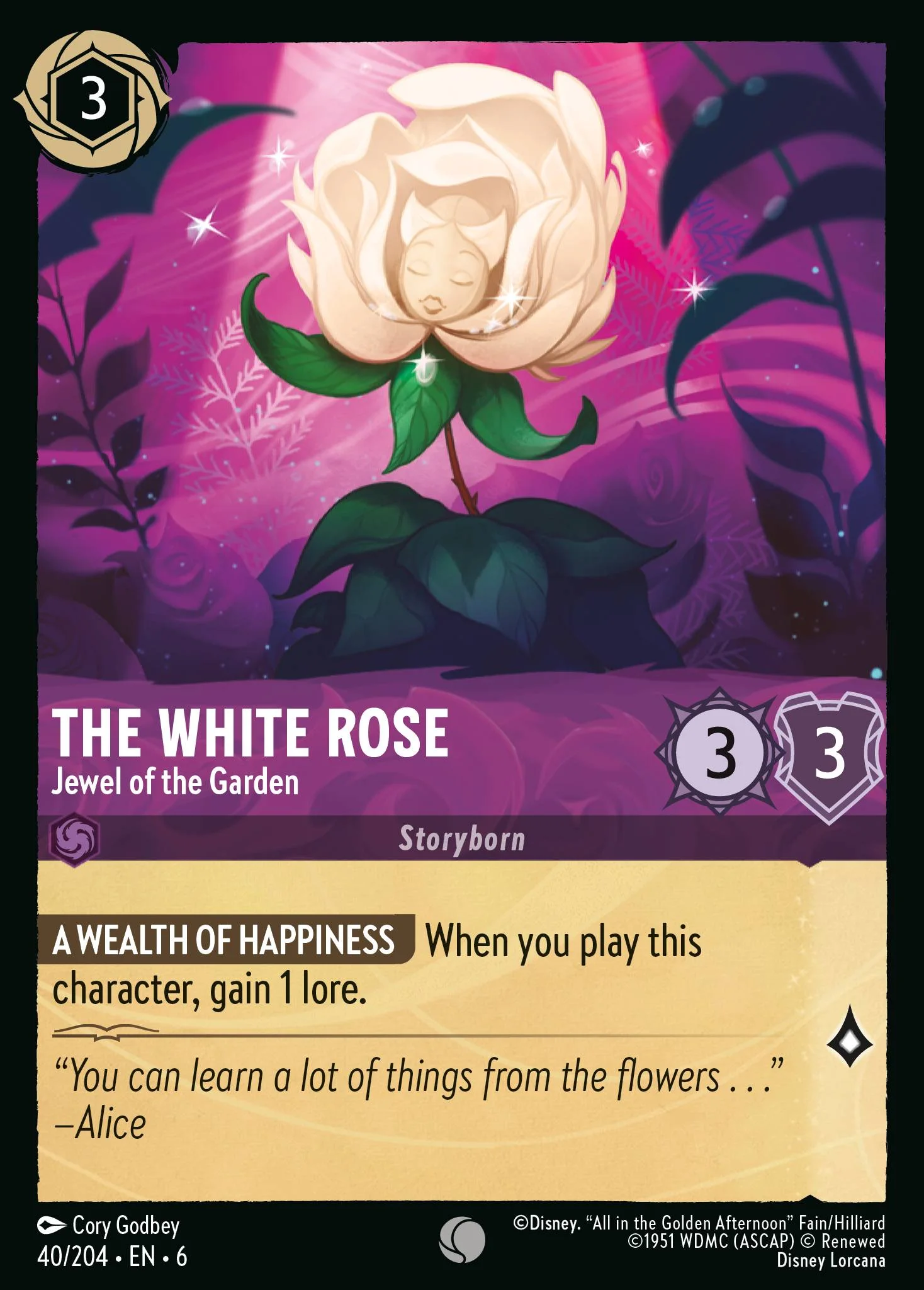 The White Rose - Jewel of the Garden 40/204 from Azurite Sea