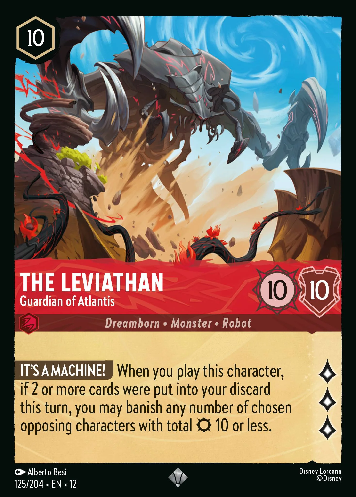 The Leviathan - Guardian of Atlantis 125/204 from Wilds Unknown