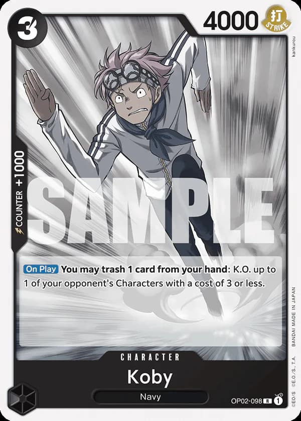 Koby OP02-098 Official alternate printing r1