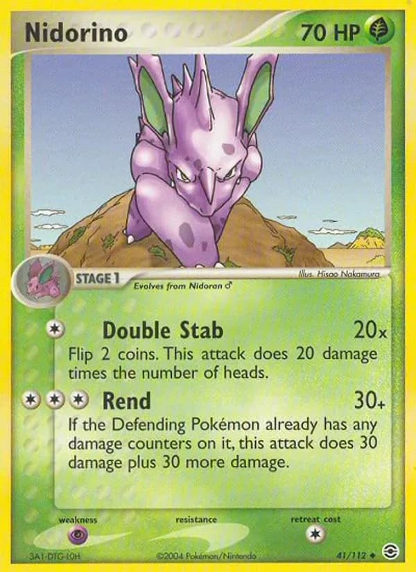 Nidorino 41/112 from EX FireRed & LeafGreen