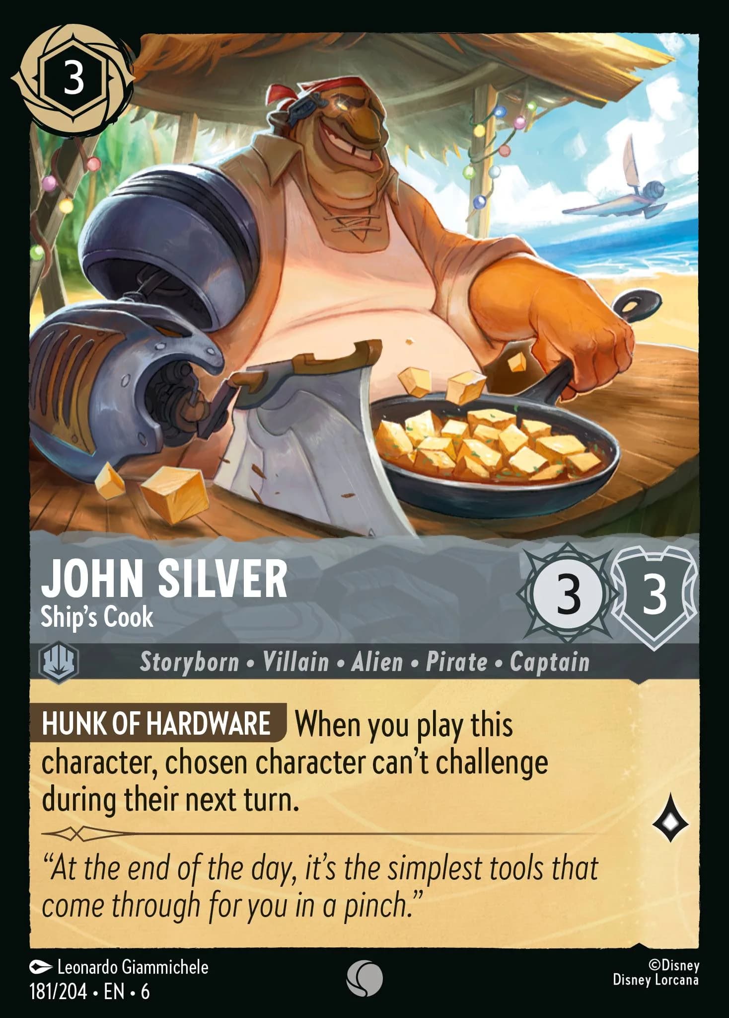 John Silver - Ship's Cook 181/204 from Azurite Sea
