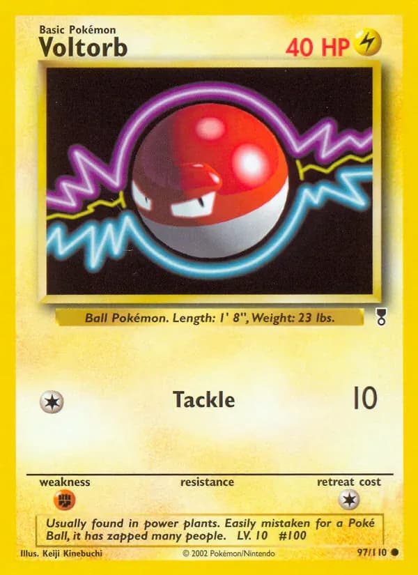 Voltorb 97/110 from Legendary Collection
