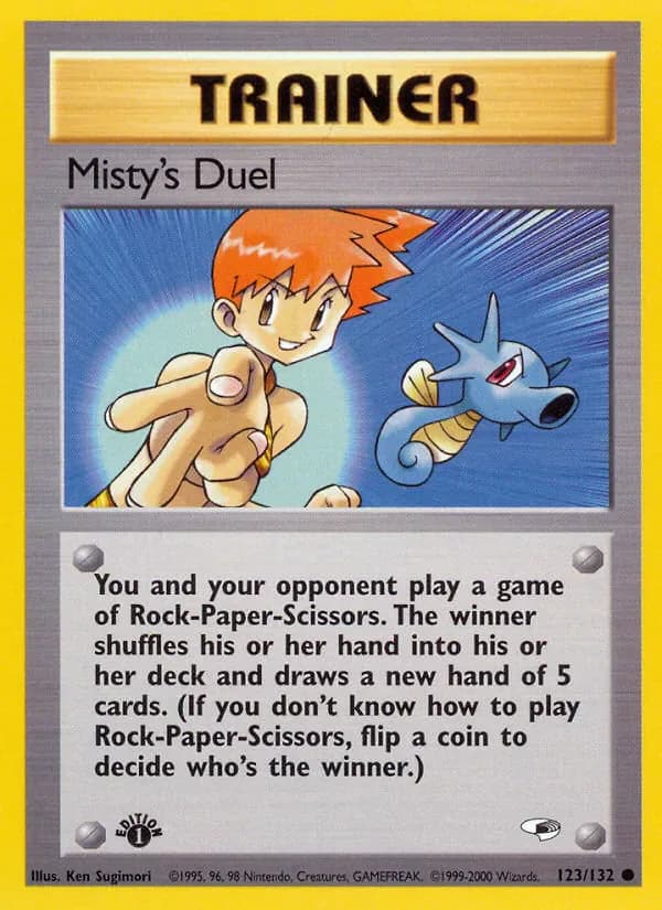 Misty's Duel 123/132 from Gym Heroes