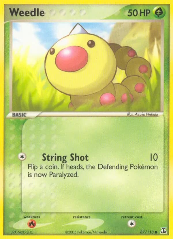 Weedle 87/113 from EX Delta Species
