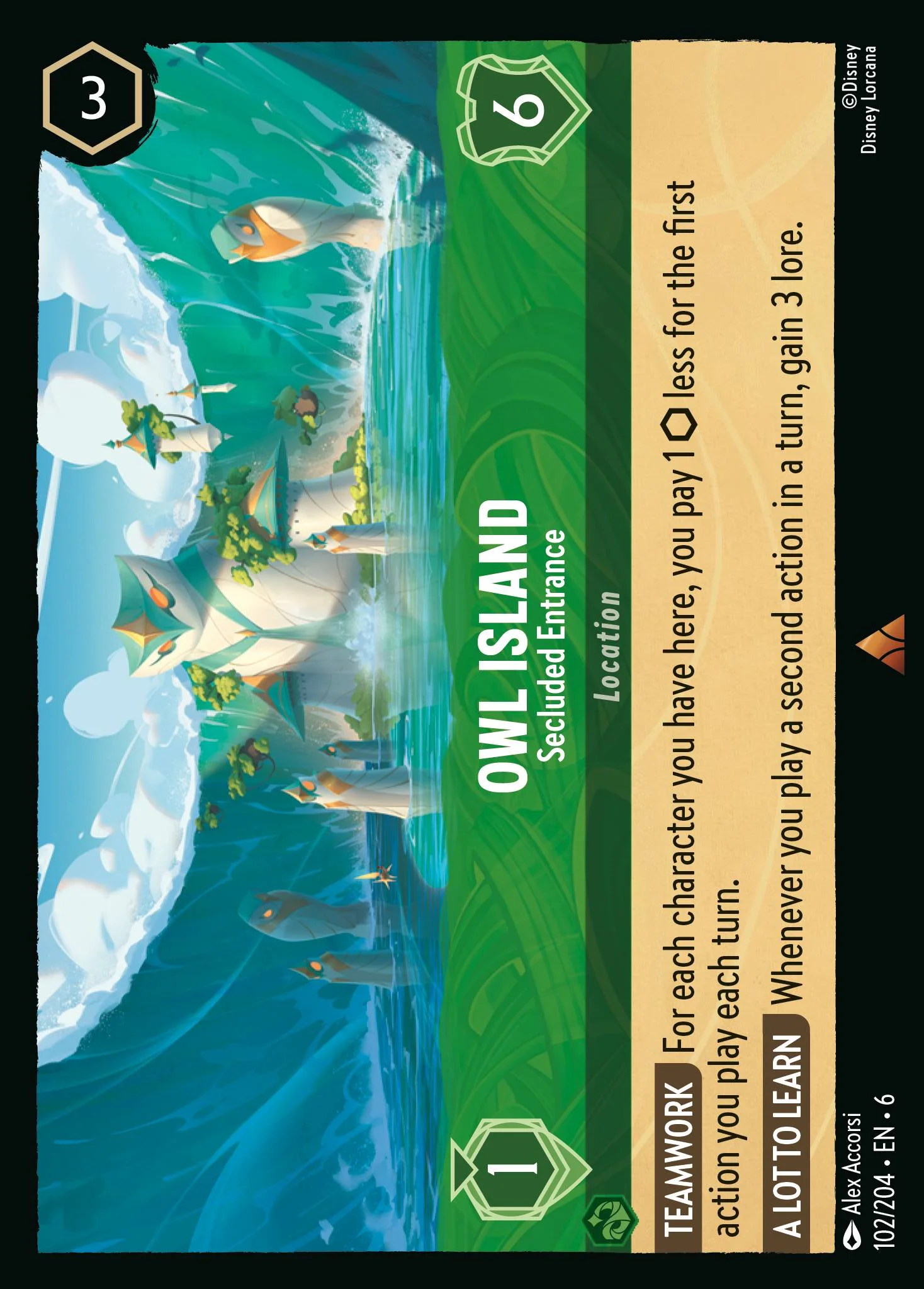 Owl Island - Secluded Entrance 102/204 from Azurite Sea
