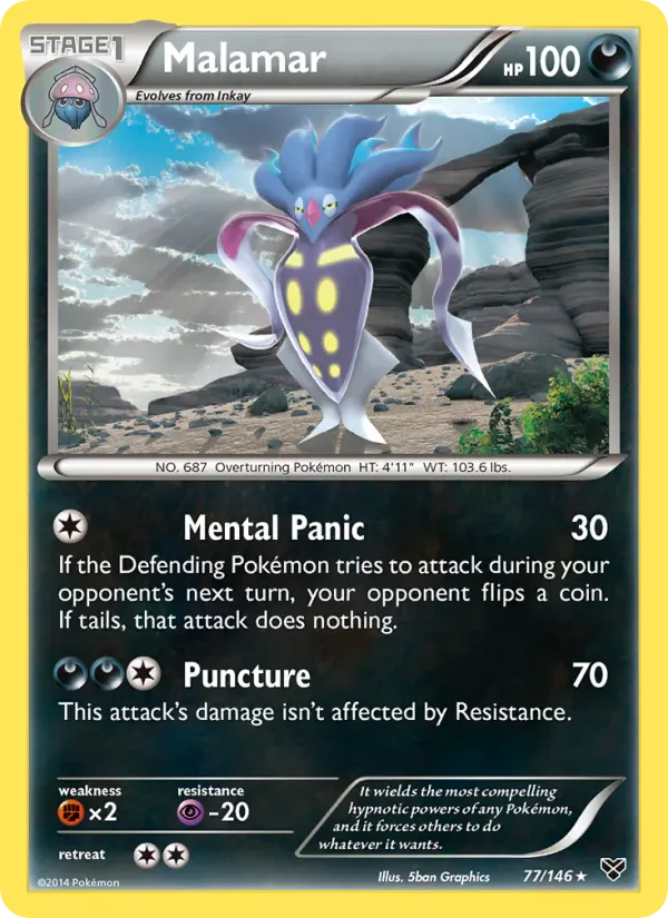 Malamar 77/146 from XY Base Set