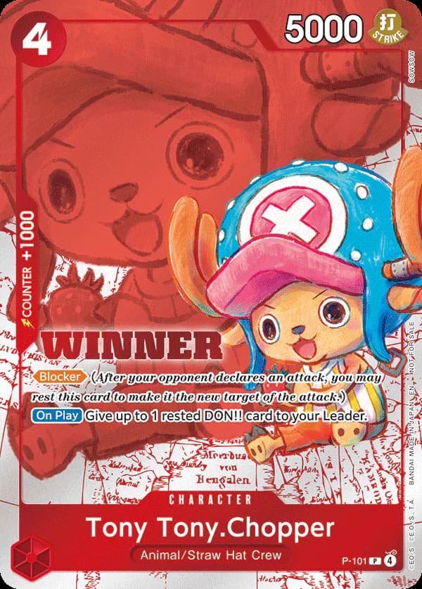 Tony Tony.Chopper P-101 Official alternate printing 2