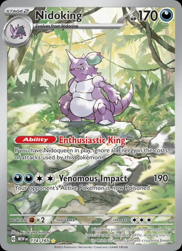 Nidoking 174/165 from Pokemon 151