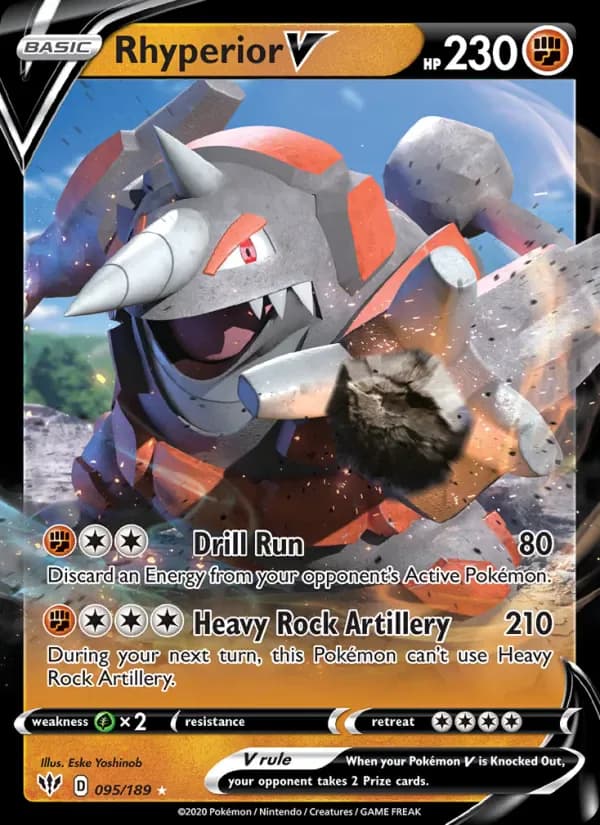 Rhyperior V 95/189 from Darkness Ablaze