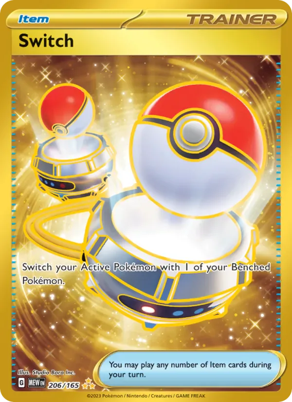 Switch 206/165 from Pokemon 151