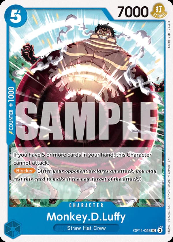 Monkey.D.Luffy OP11-058 Standard printing