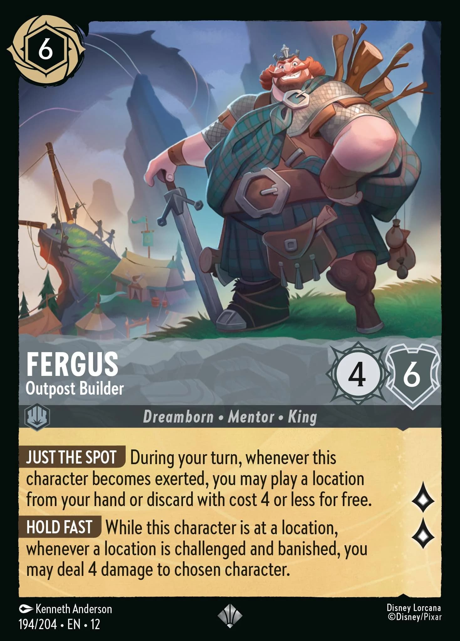 Fergus - Outpost Builder 194/204 from Wilds Unknown