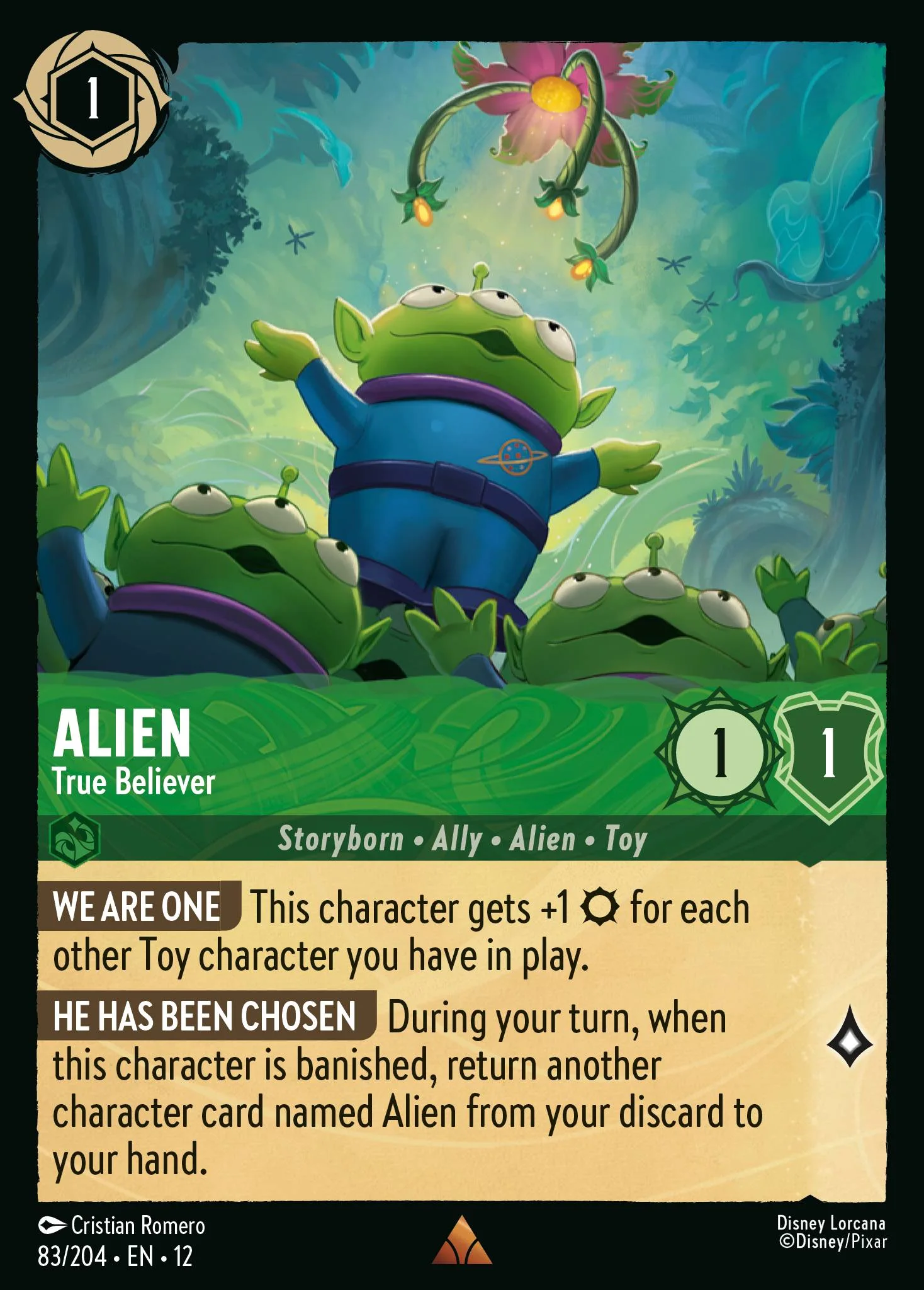 Alien - True Believer 83/204 from Wilds Unknown