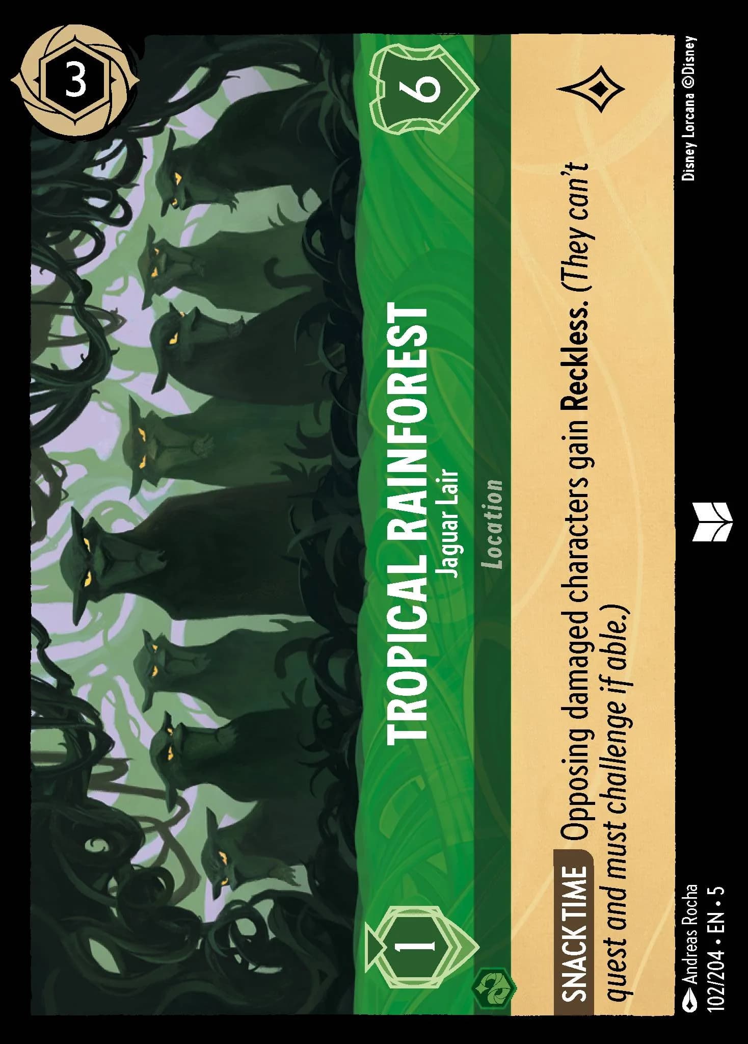 Tropical Rainforest - Jaguar Lair 102/204 from Shimmering Skies