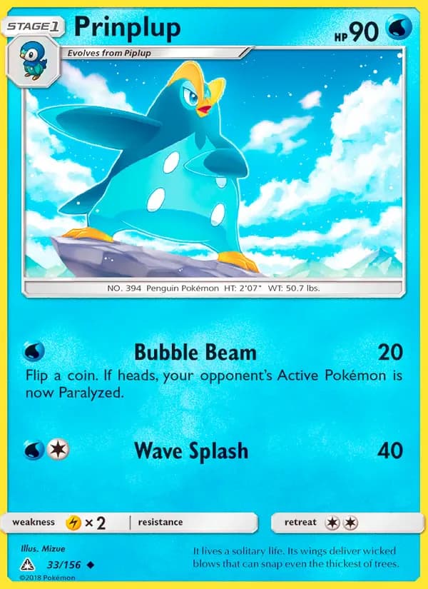Prinplup 33/156 from Ultra Prism