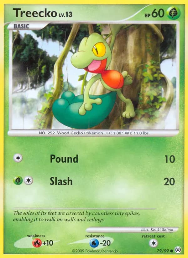 Treecko 79/99 from Arceus