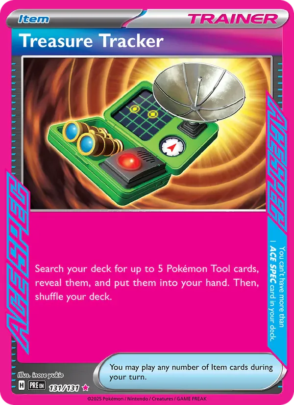 Treasure Tracker 131/131 from Prismatic Evolutions