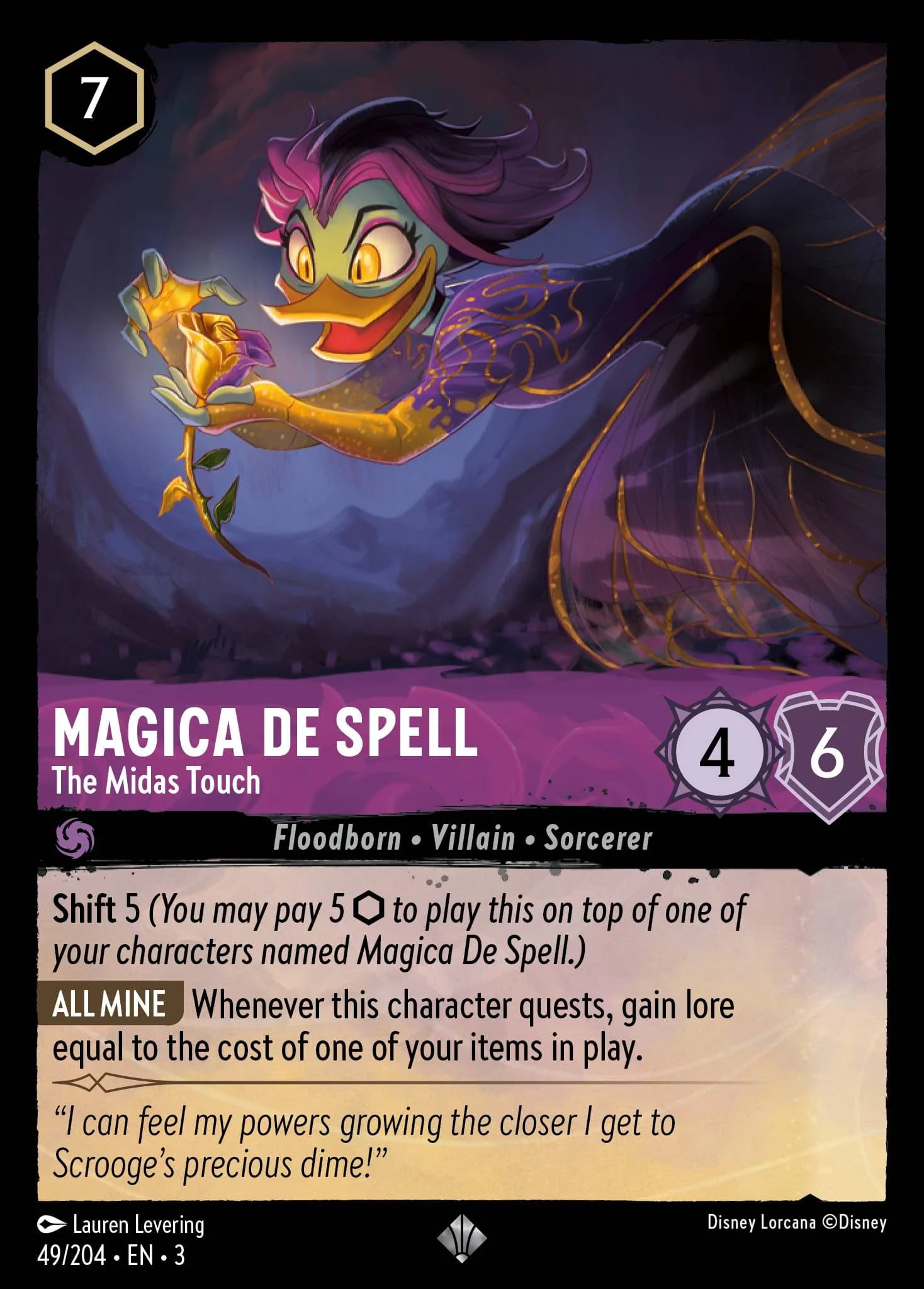 Magica De Spell - The Midas Touch 49/204 from Into the Inklands