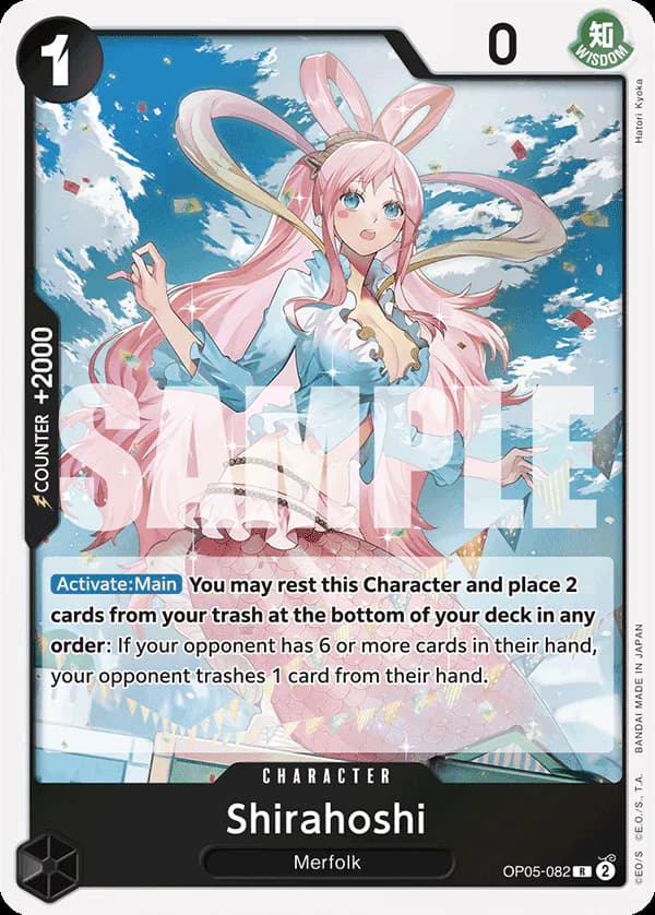 Shirahoshi OP05-082 Official alternate printing r1