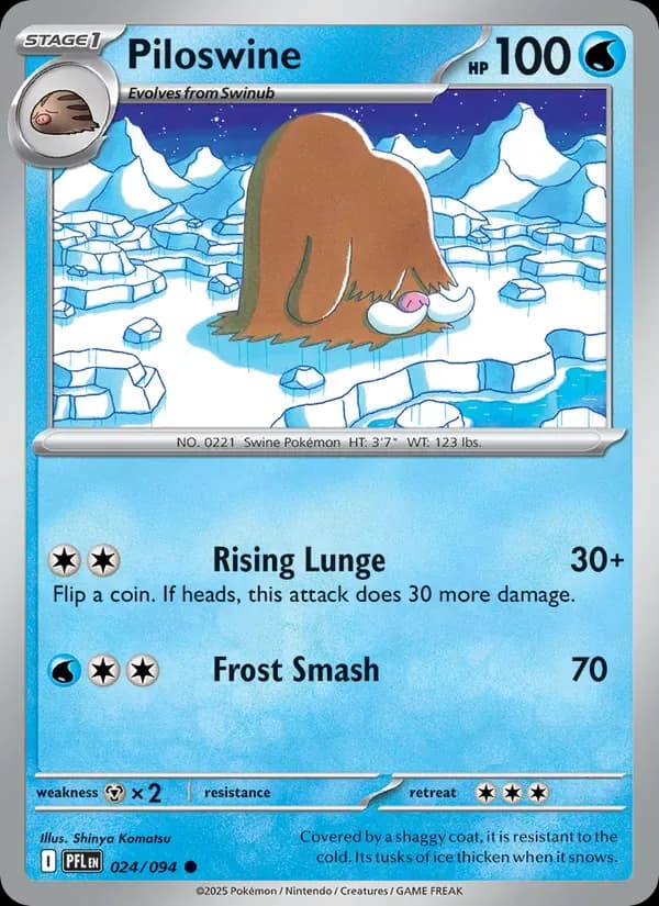 Piloswine 024/94 from Phantasmal Flames