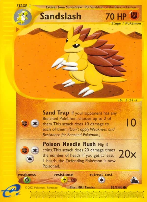 Sandslash 93/144 from Skyridge