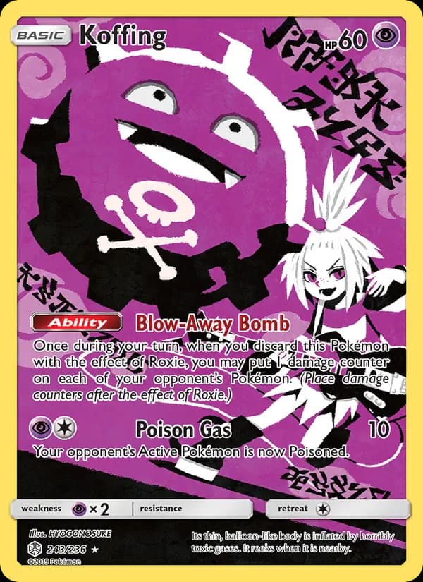 Koffing 243/236 from Cosmic Eclipse