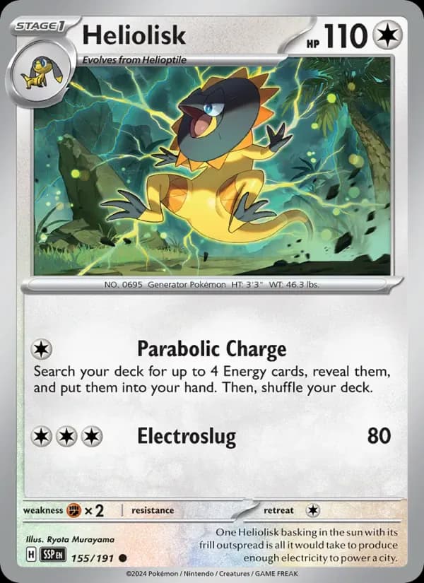 Heliolisk 155/191 from Surging Sparks