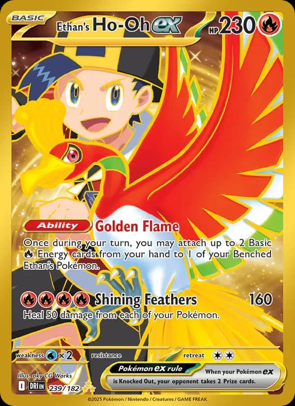 Ethan's Ho-Oh ex 239/182 from Destined Rivals