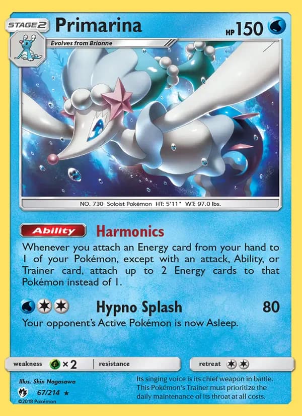 Primarina 67/214 from Lost Thunder