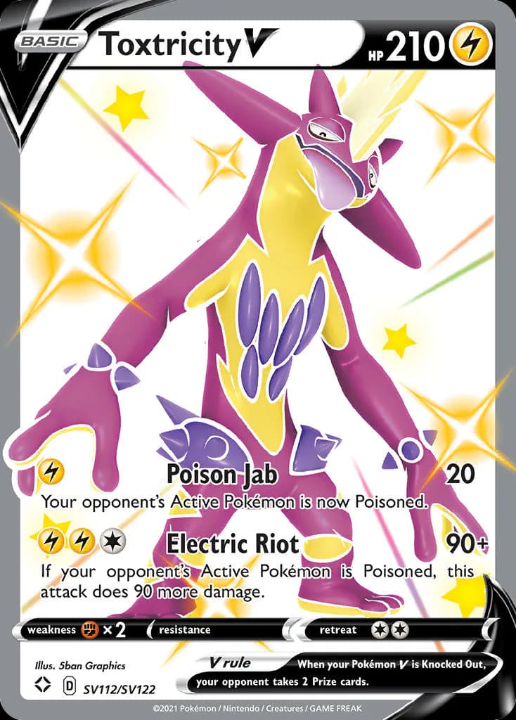 Toxtricity V SV112/SV122 from Shining Fates