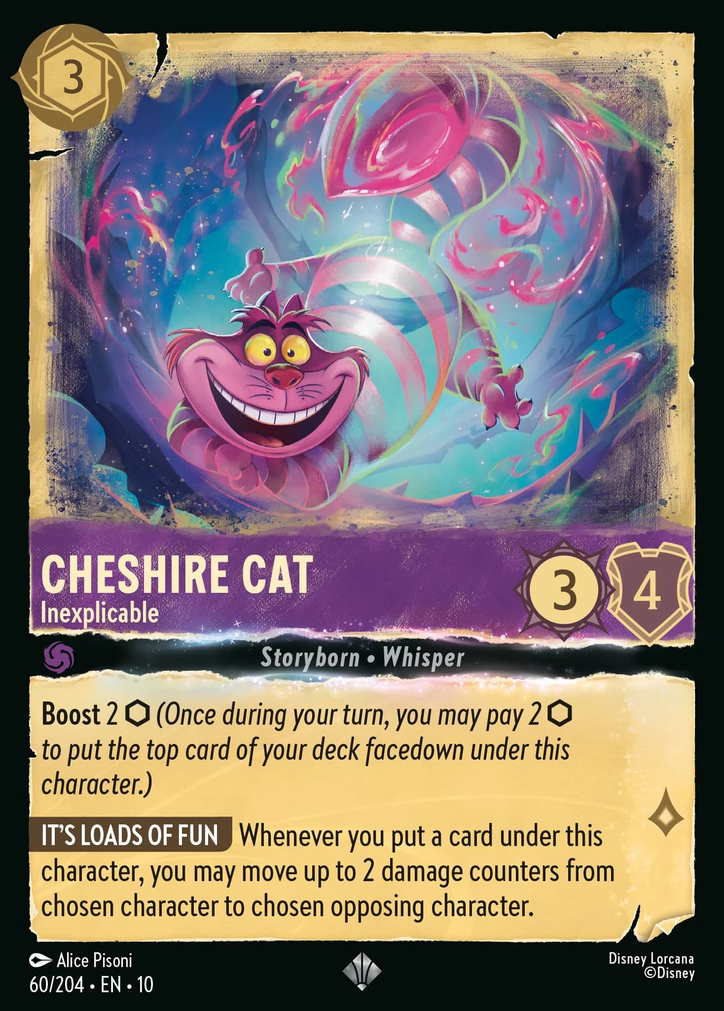 Cheshire Cat - Inexplicable 60/204 from Whispers in the Well