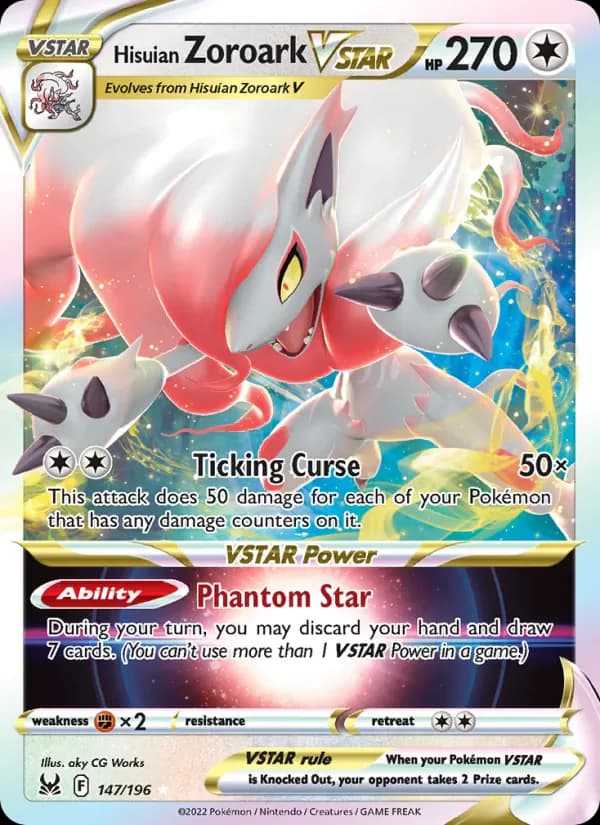 Hisuian Zoroark VSTAR 147/196 from Lost Origin