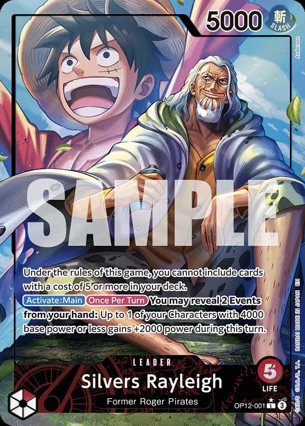 Silvers Rayleigh OP12-001 Official alternate printing 1