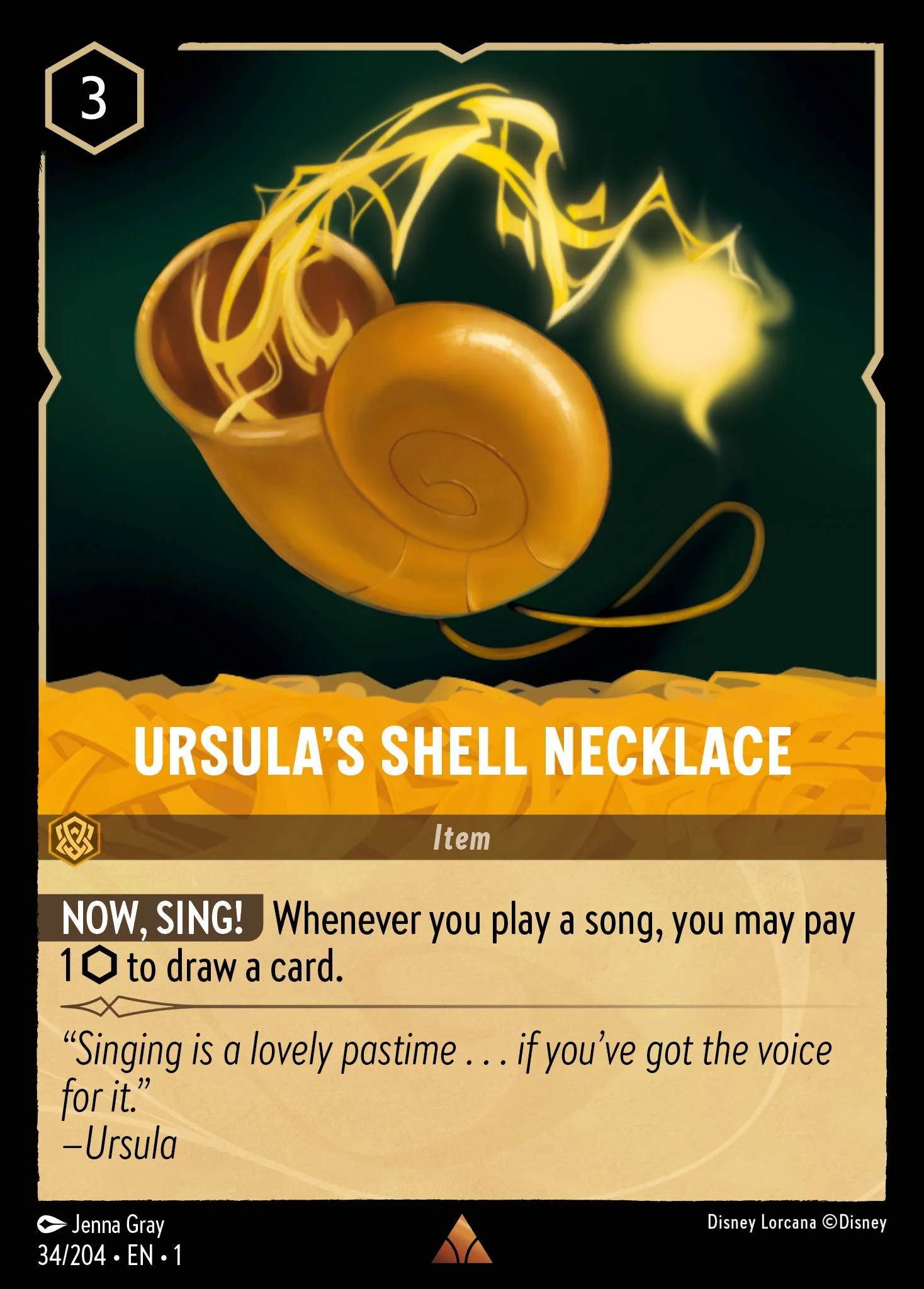Ursula's Shell Necklace 34/204 from The First Chapter