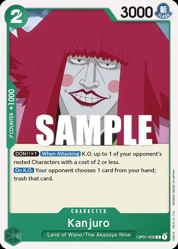 Kanjuro OP01-038 Standard printing