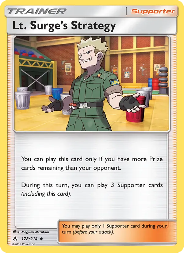 Lt. Surge’s Strategy 178/214 from Unbroken Bonds