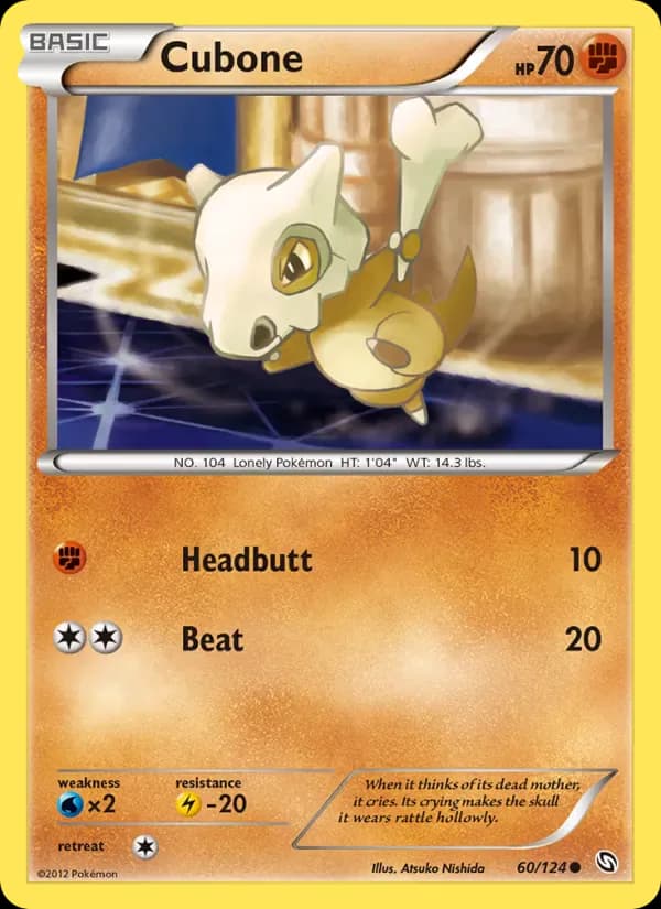 Cubone 60/124 from Dragons Exalted