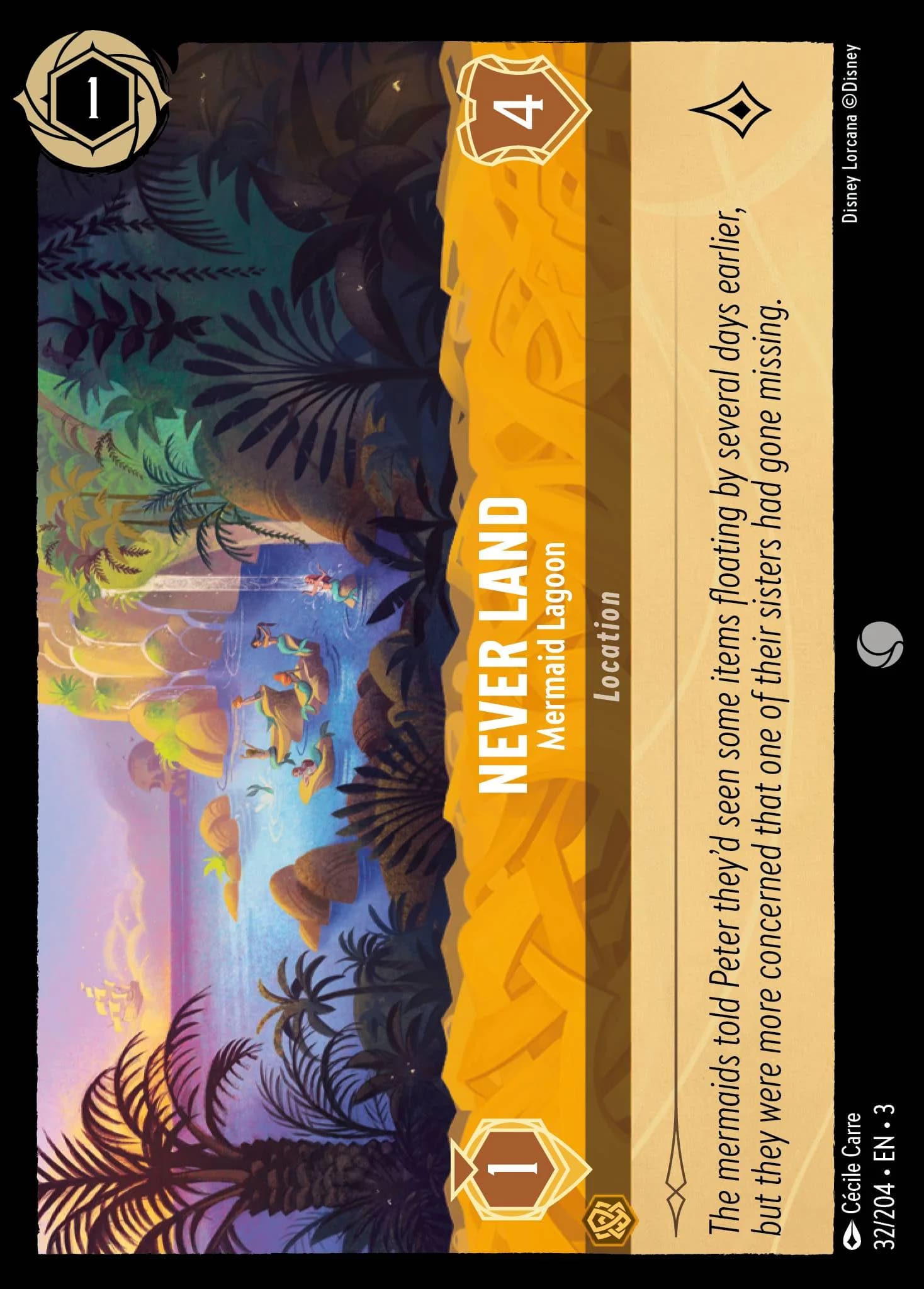 Never Land - Mermaid Lagoon 32/204 from Into the Inklands